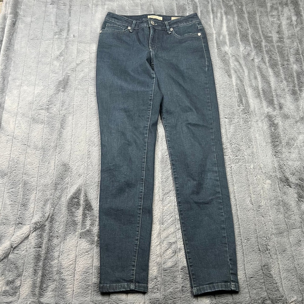 Nine West Vintage America Matchstick Skinny Jeans Dark Wash Blue 6/28 Regular